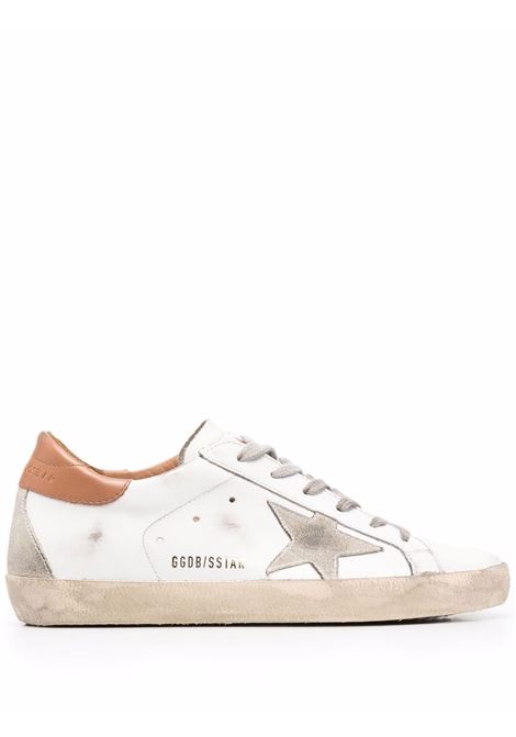 White and grey Super-Star low-top sneakers GOLDEN GOOSE - women